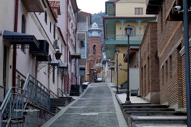 Classic Tbilisi Walking Tour - Bridge of Peace over the Mtkvari River: modern Tbilisi in one bow