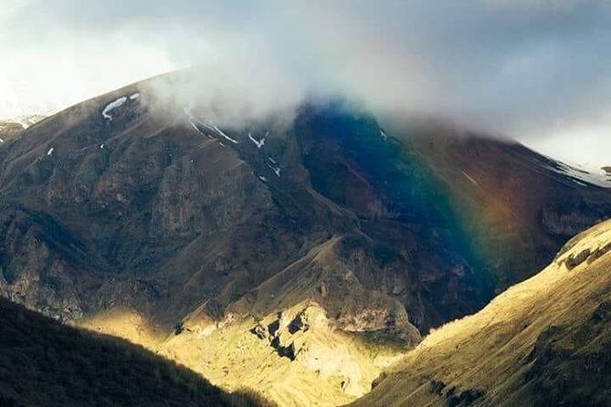 full day Kazbegi-Gudauri-jvari -from Tbilisi - Zhinvali Dam and the turquoise-water illusion