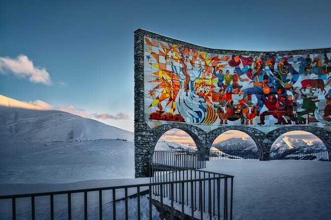 Kazbegi and Khinkali - the ultimate mountain experience tour - Gudauri free time: ski, rent gear, find an instructor, or paragliding