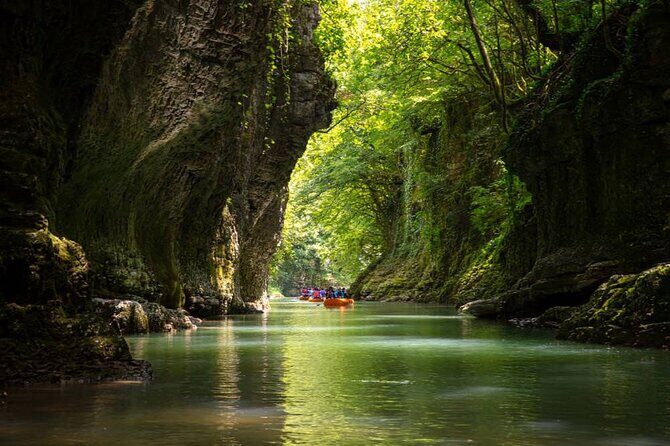 Kutaisi, Martvili Canyon & Prometheus Cave Tour from Tbilisi - Martvili Canyon: boat time and the limestone scenery