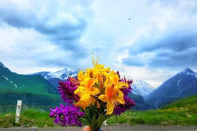 Private Full Day Tour In Kazbegi - Gudauri (Paragliding & Rafting) - Stepantsminda (Kazbegi): lunch with views and a serious backdrop