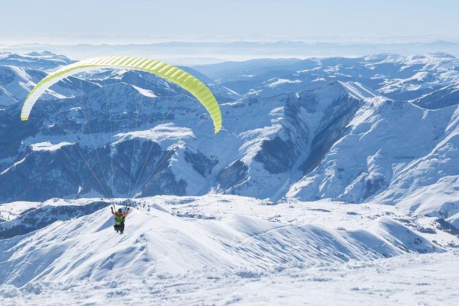 Private Full Day Tour In Kazbegi - Gudauri (Paragliding & Rafting) - Gergeti Trinity Church at 2,170m: the classic viewpoint, with one weather catch