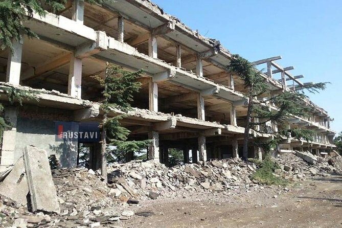 Rustavi Back in a USSR + wine tasting + Off-road to David Gareji& Natlismtsemeli - Stop 1: David Gareja Monastery—UNESCO caves and the big-sky effect