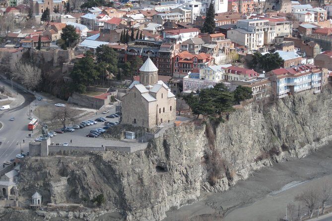 Tbilisi and Mtskheta cities private, cultural tour - Metekhi Cathedral: A Cliffside Start With Big Tbilisi Views