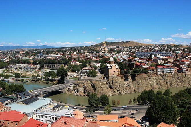 Tbilisi and Mtskheta walking Tour - Old Capital of Georgia - Bridge of Peace: a design stop that’s quick and fun