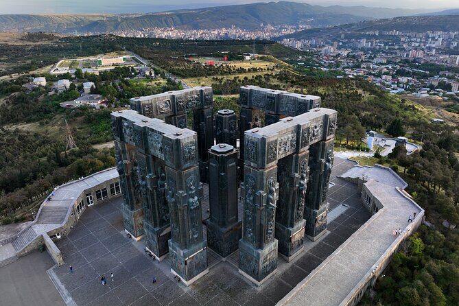 Tbilisi City Tour with Street Photography - Rike Park and Peace Bridge: modern Tbilisi by the river