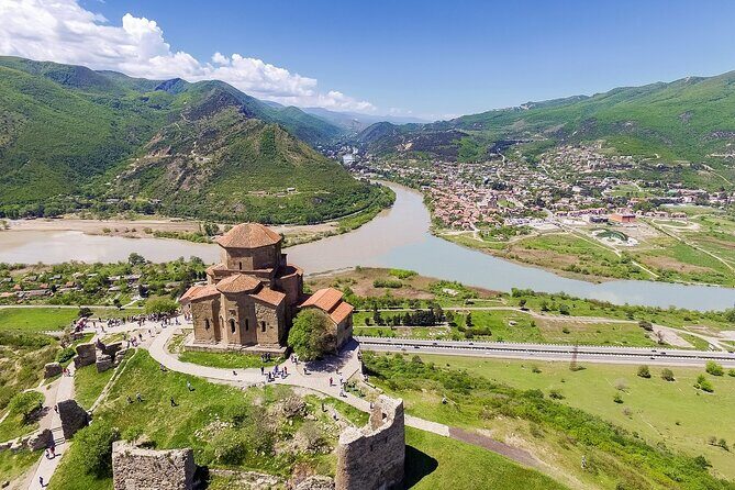 Two Capitals in One Day: Tbilisi and Mtskheta Combo Tour - Jvari Church: The Hilltop Pause With Big Views